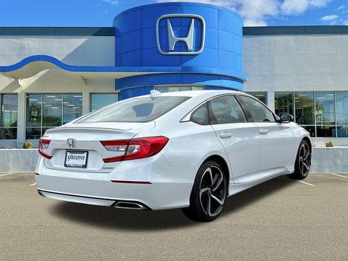 White 2018 Honda Accord Sport