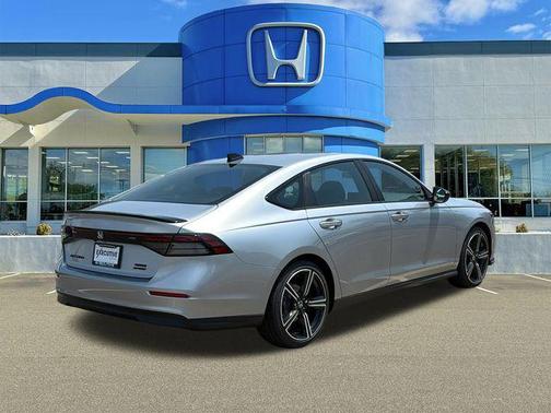 Solar Silver Metallic 2026 Honda Accord Hybrid Sport