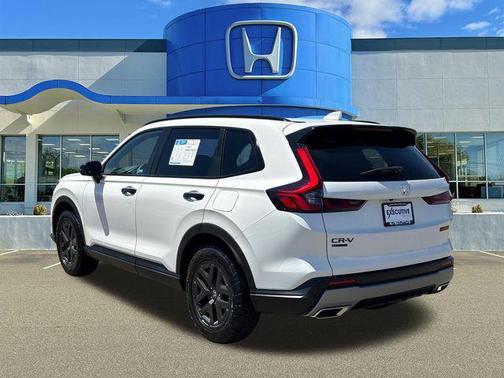 Platinum White Pearl 2026 Honda CR-V Hybrid TrailSport AWD