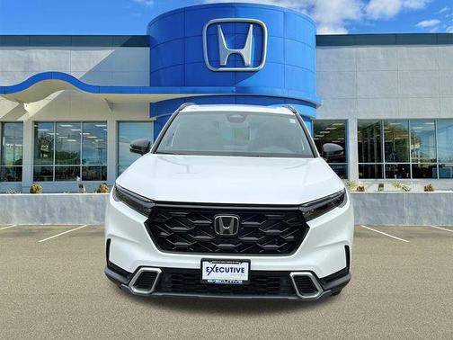 Platinum White Pearl 2026 Honda CR-V Hybrid Sport Touring AWD