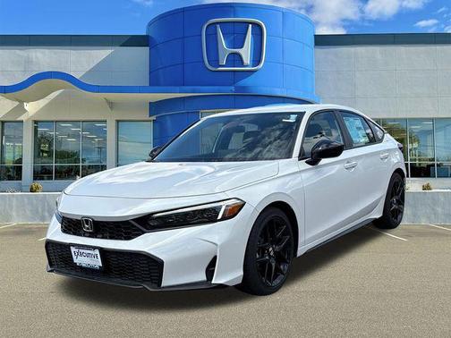 Platinum White Pearl 2026 Honda Civic Sport