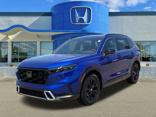 Blue 2023 Honda CR-V Hybrid Sport Touring AWD