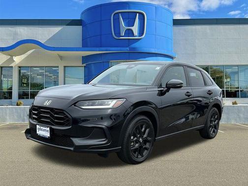 Crystal Black Pearl 2025 Honda HR-V AWD Sport
