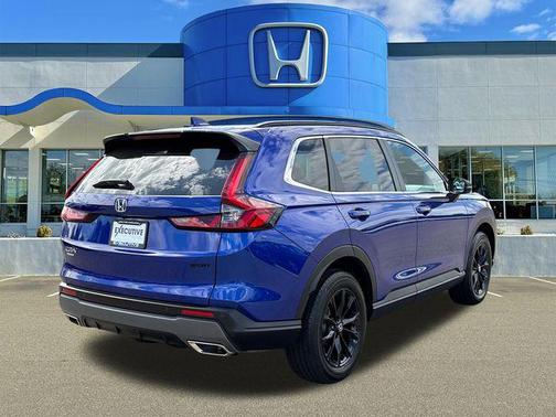 Blue 2025 Honda CR-V Hybrid Sport AWD