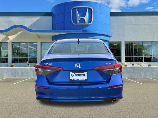 Aegean Blue Metallic 2022 Honda Civic Sport