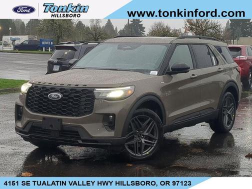 Marsh Gray 2026 Ford Explorer ST-Line