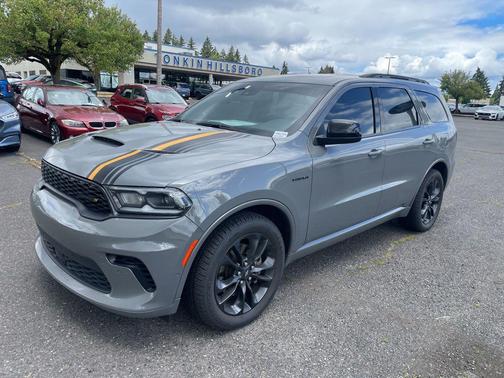 Destroyer Gray Clearcoat 2023 Dodge Durango Hemi Orange AWD