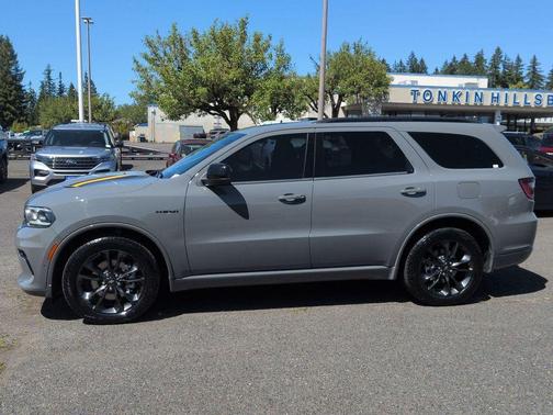 Destroyer Gray Clearcoat 2023 Dodge Durango Hemi Orange AWD