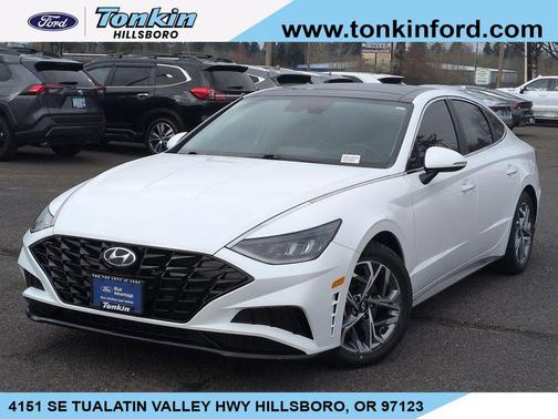 Quartz White 2022 Hyundai SONATA SEL