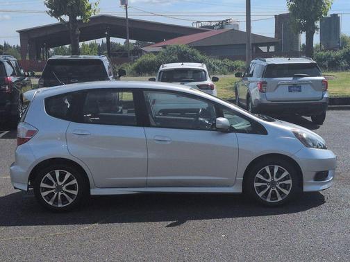 Alabaster Silver Metallic 2013 Honda Fit Sport