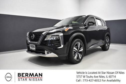 Super Black 2023 Nissan Rogue Platinum