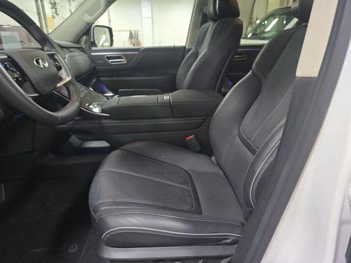 Radiant White 2025 INFINITI QX80 SENSORY AWD