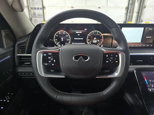 Radiant White 2025 INFINITI QX80 SENSORY AWD