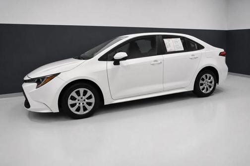 White 2022 Toyota Corolla LE