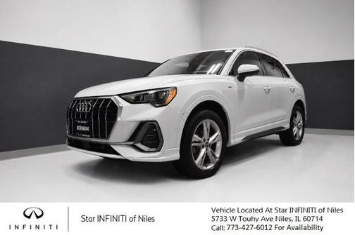 Glacier White Metallic 2020 Audi Q3 45 S line Premium