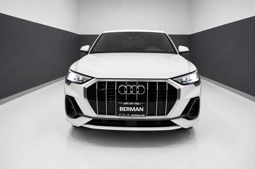 Glacier White Metallic 2020 Audi Q3 45 S line Premium