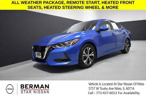 Electric Blue Metallic 2023 Nissan Sentra SV