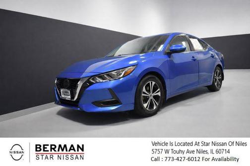 Electric Blue Metallic 2023 Nissan Sentra SV