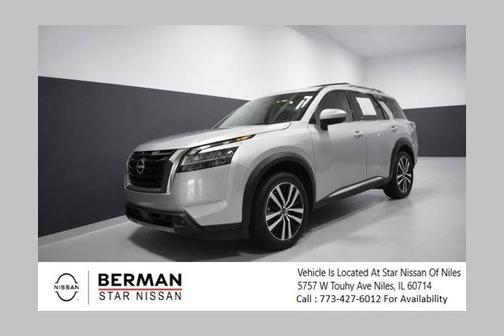 Brilliant Silver Metallic 2023 Nissan Pathfinder Platinum 4WD