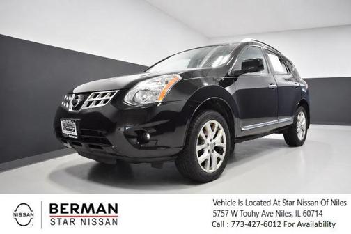 Super Black 2013 Nissan Rogue SV w/SL Pkg