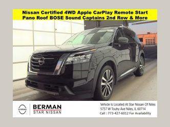 Super Black 2024 Nissan Pathfinder Platinum 4WD