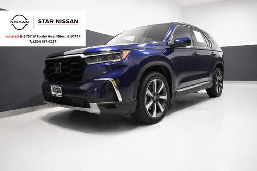 Obsidian Blue Pearl 2023 Honda Pilot AWD Elite