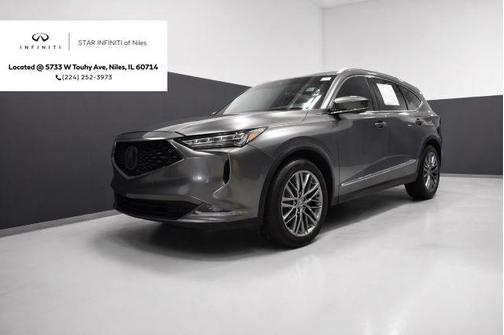 Liquid Carbon Metallic 2024 Acura MDX Advance Package
