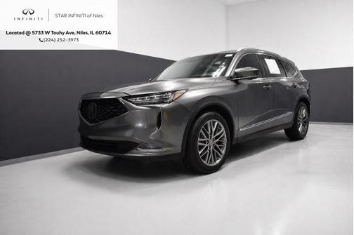 Liquid Carbon Metallic 2024 Acura MDX Advance Package