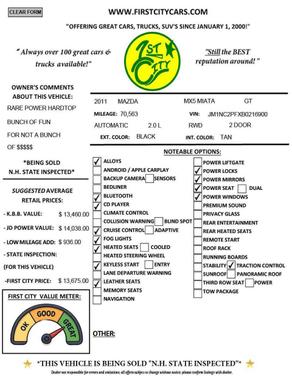 2011 Mazda MX-5 Miata Special Edition