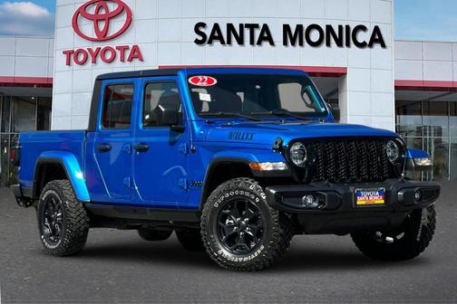 Hydro Blue Pearlcoat 2022 Jeep Gladiator Willys 4x4