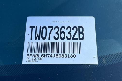 2018 Honda Odyssey EX-L