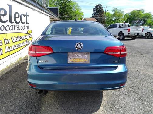 Blue 2015 Volkswagen Jetta 2.0L TDI S