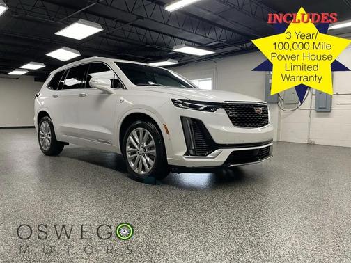 Crystal White Tricoat 2025 Cadillac XT6 Premium Luxury FWD