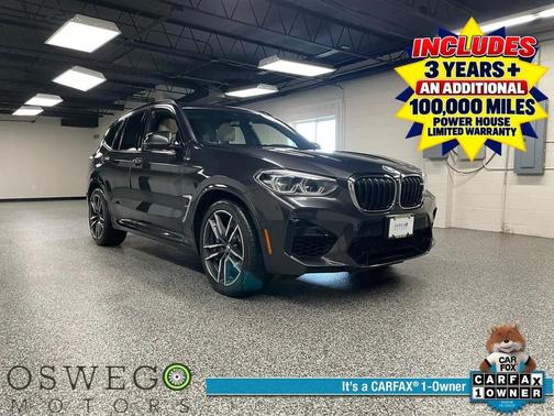 Gray 2021 BMW X3 M Competition