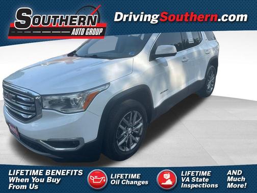 Summit White 2018 GMC Acadia SLT-1