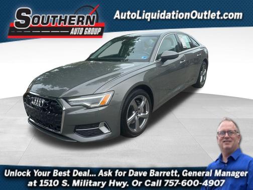 Gray 2024 Audi A6 45 Premium Plus