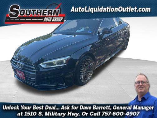 Mythos Black Metallic 2019 Audi A5 45 S line Premium Plus
