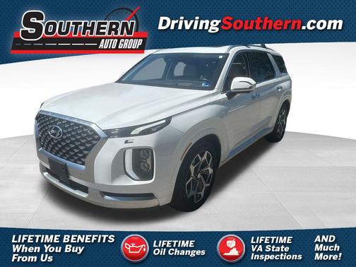 Hyper White 2021 Hyundai PALISADE Calligraphy