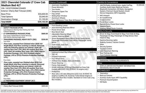 2021 Chevrolet Colorado LT