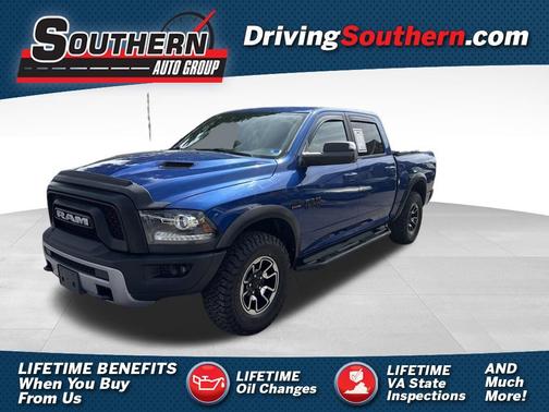 Blue Streak Pearlcoat 2017 RAM 1500 Rebel