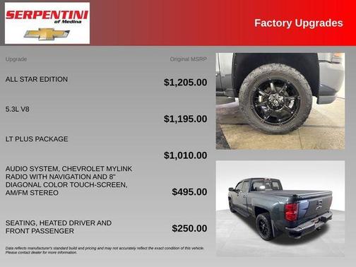 Graphite Metallic 2017 Chevrolet Silverado 1500 LT