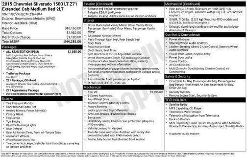 Brownstone Metallic 2015 Chevrolet Silverado 1500 LT
