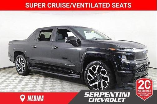 Black 2024 Chevrolet Silverado EV RST