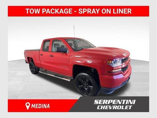 Red 2018 Chevrolet Silverado 1500 Custom