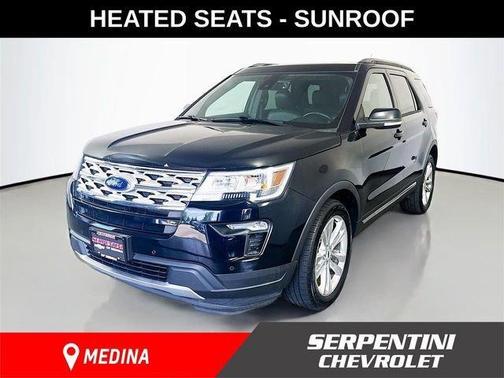Shadow Black 2018 Ford Explorer XLT