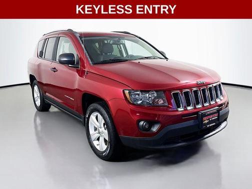 Deep Cherry Red Crystal Pearlcoat 2017 Jeep Compass Sport