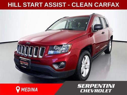 Deep Cherry Red Crystal Pearlcoat 2017 Jeep Compass Sport