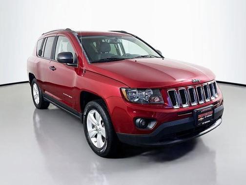 Deep Cherry Red Crystal Pearlcoat 2017 Jeep Compass Sport
