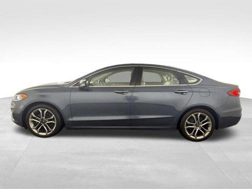 Blue Metallic 2019 Ford Fusion SEL
