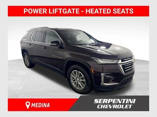 Black Cherry Metallic 2023 Chevrolet Traverse LT Cloth